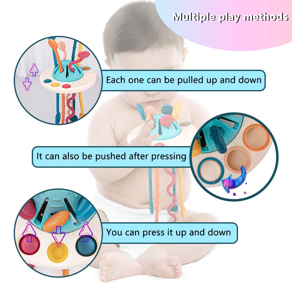 PATPAT Sensory Toys for Kids,Activity Toy for Baby Sensory Development Pop It Toy Montessori Silicone Toys for Toddler Soothing Toy Kids Interactive Toy Early Educational Toys for Infants Newborns PATPAT Sensory Toys for Kids,Activity Toy for Baby Sensory Development Pop It Toy Montessori Silicone Toys for Toddler Soothing Toy Kids Interactive Toy Early Educational Toys for Infants Newborns